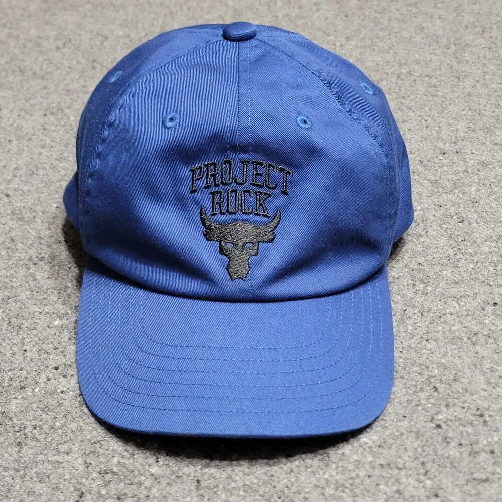 Under Armour Hat Baseball Cap Kids UA Project Rock Adjustable Strapback Youth
